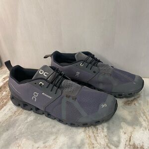 Men's On Cloud Waterproof Sz 12.5 Eclipse/Rock Walk-Hero Insoles Included